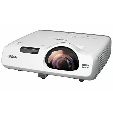 EPSON projektor EB-535W, 1280x800, 3400ANSI, HDMI, VGA,LAN.SHORT,10.000h ECO životnost lampy, REPRO 16W